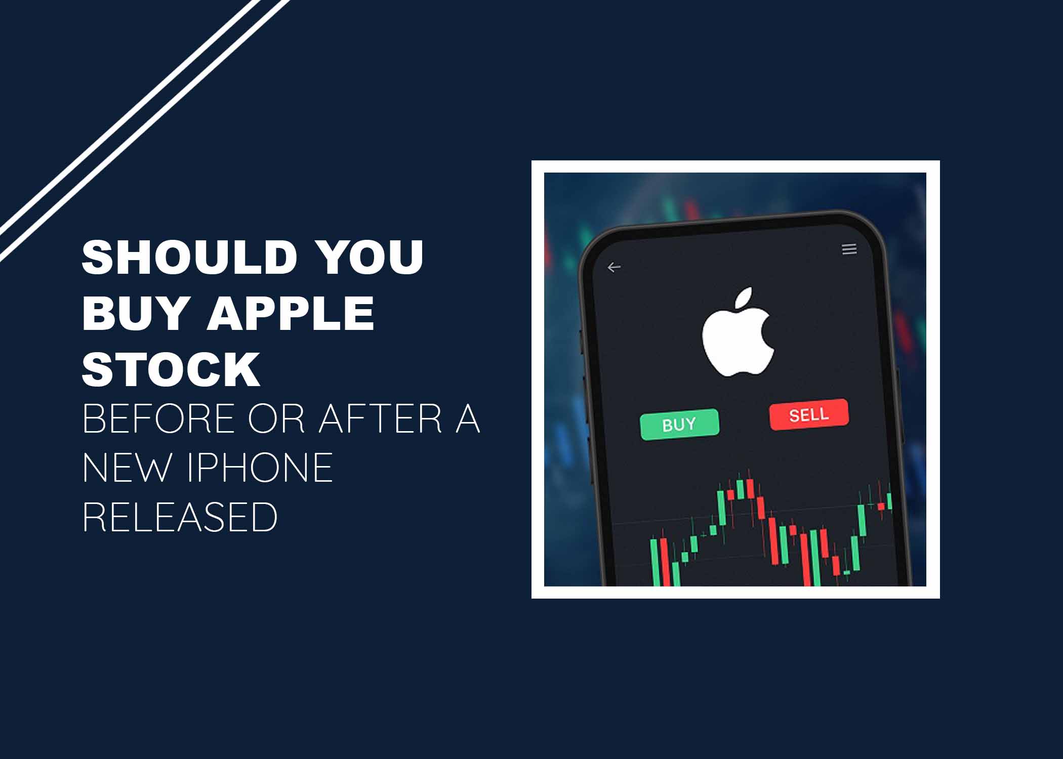 Should You Buy Apple Stock Before or After a New iPhone is Released?